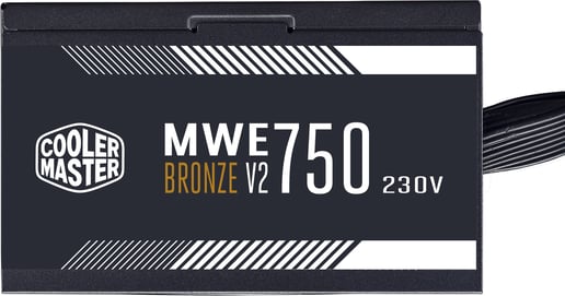 750W Cooler Master MWE Bronze v2 230V 80 Plus Bronze PSU