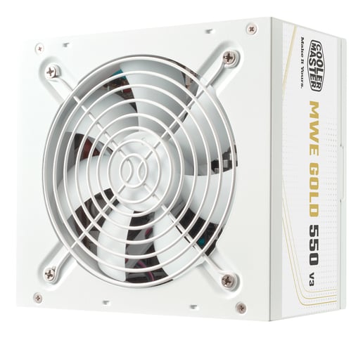550W Cooler Master MWE Gold V3 White Edition 80 Plus Gold PSU