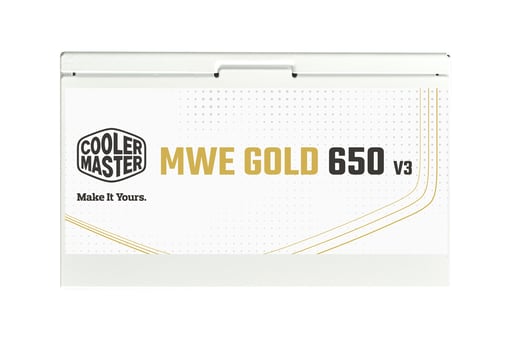 650W Cooler Master MWE Gold V3 White Edition 80 Plus Gold PSU