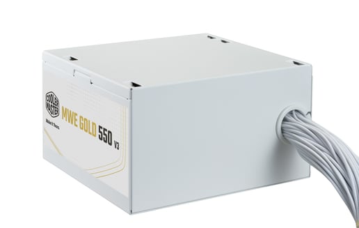 550W Cooler Master MWE Gold V3 White Edition 80 Plus Gold PSU