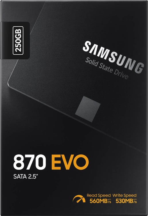 250GB Samsung 870 EVO 2.5" SATA III Solid State Drive