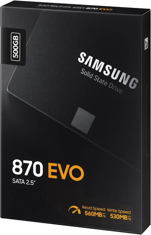 500GB Samsung 870 EVO 2.5" SATA III Solid State Drive