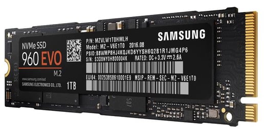 Samsung 960 EVO M.2-2280 1TB PCI Express 3.0 x4 NVMe Solid State Drive
