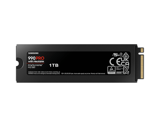 1TB Samsung 990 PRO with Heatsink M.2 2280