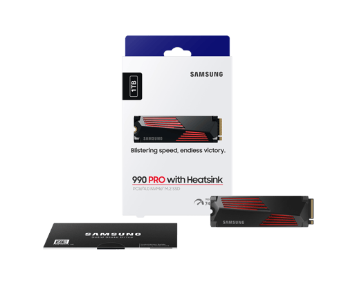 1TB Samsung 990 PRO with Heatsink M.2 2280