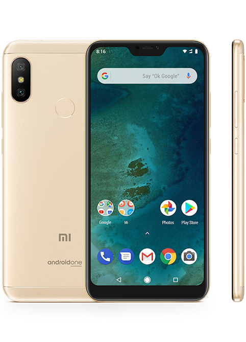 Xiaomi Mi A2 Lite (5.84 inch) 32GB 12MP Smartphone (Gold)