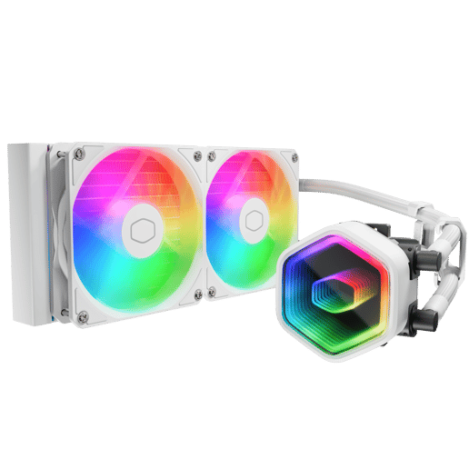 Cooler Master MasterLiquid 240 Core II 240mm AiO Liquid CPU Cooler in White