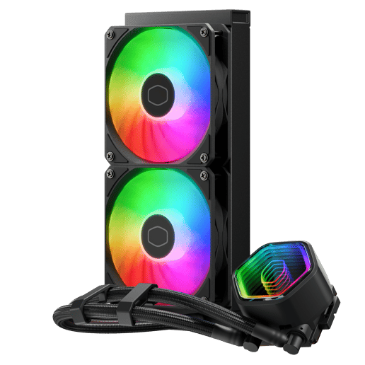 Cooler Master MasterLiquid 240 Core II 240mm AiO Liquid CPU Cooler in Black