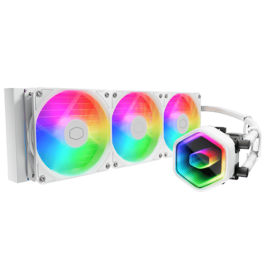 Cooler Master MasterLiquid 360 Core II 360mm AiO Liquid CPU Cooler in White