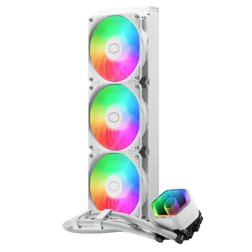 Cooler Master MasterLiquid 360 Core II 360mm AiO Liquid CPU Cooler in White
