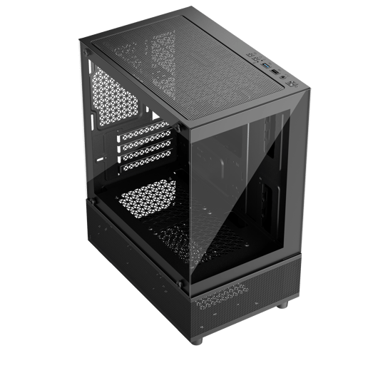 1st Player MIKU Mi2-A Mid Tower Case - Black 