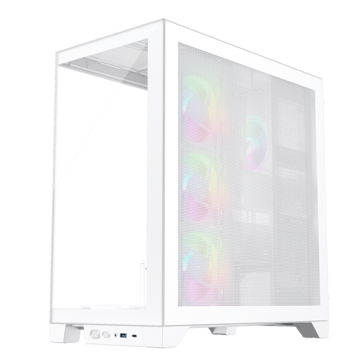 1st Player MIKU Mi8 Mid Tower Gaming Case - White 