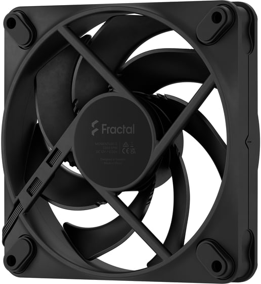 Fractal Momentum 12 120mm PWM Case Fan in Black