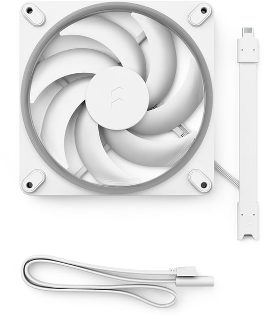 Fractal Momentum 14 RGB 140mm PWM Case Fan in White