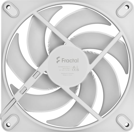 Fractal Momentum 14 140mm PWM Case Fan in White