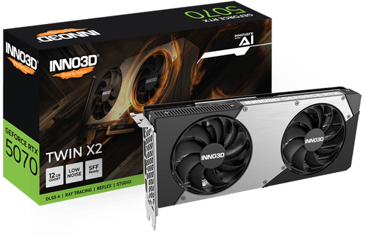 INNO3D GeForce RTX 5070 Twin X2 12GB GDDR7 Graphics Card