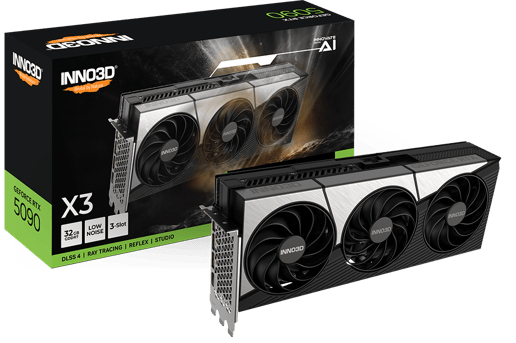 INNO3D GeForce RTX 5090 X3 32GB GDDR7 Graphics Card