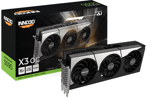 INNO3D GeForce RTX 5090 X3 OC 32GB GDDR7 Graphics Card