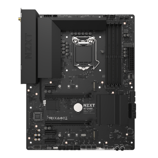 NZXT N7 Z490 ATX Motherboard for Intel LGA1200 CPUs