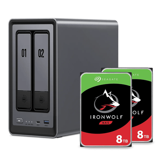 Ugreen NASync DXP2800 2-Bay NAS - 16TB