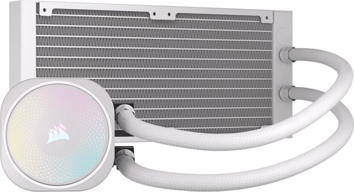 Corsair NAUTILUS 240 RS 240mm ARGB AiO Liquid CPU Cooler in White