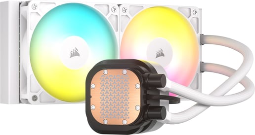Corsair NAUTILUS 240 RS 240mm ARGB AiO Liquid CPU Cooler in White