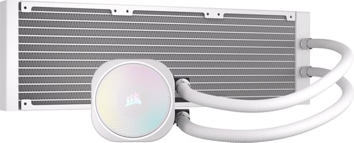 Corsair NAUTILUS 360 RS 360mm ARGB AiO Liquid CPU Cooler in White