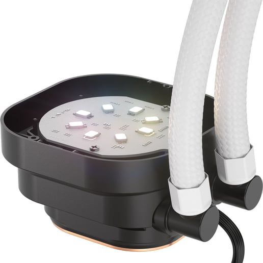 Corsair NAUTILUS 360 RS 360mm ARGB AiO Liquid CPU Cooler in White