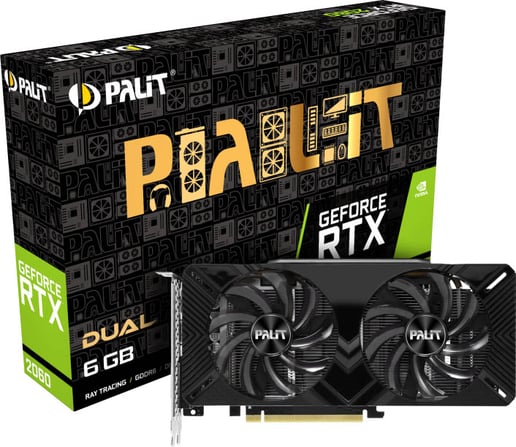 Palit GeForce RTX 2060 Dual 6GB Graphics Card