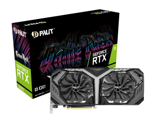 Palit GeForce RTX 2070 GameRock OC 8GB Graphics Card
