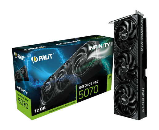 Palit GeForce RTX 5070 Infinity 3 12GB GDDR7 Graphics Card