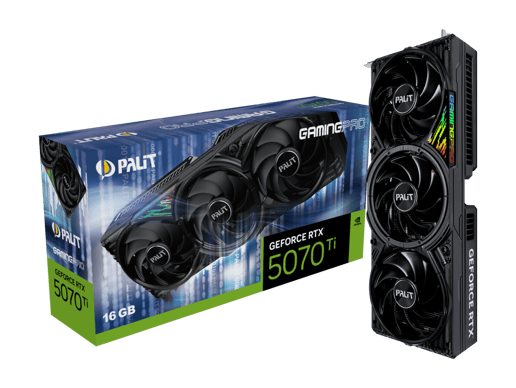 Palit GeForce RTX 5070 Ti GamingPro 16GB GDDR7 Graphics Card