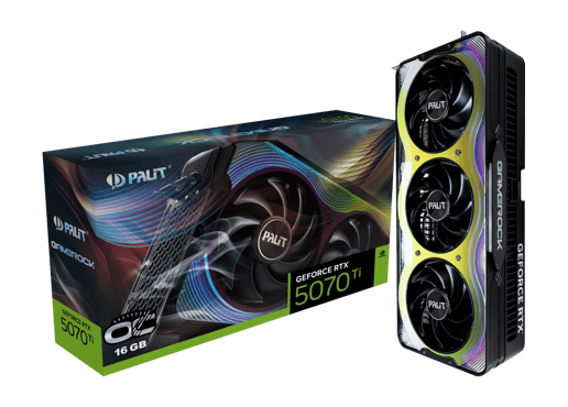 Palit GeForce RTX 5070 Ti GameRock OC 16GB GDDR7 Graphics Card