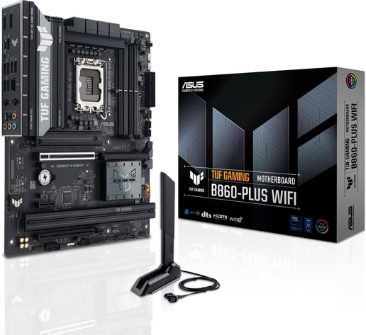 ASUS TUF Gaming B860-Plus WiFi ATX Motherboard for Intel LGA1851 CPUs