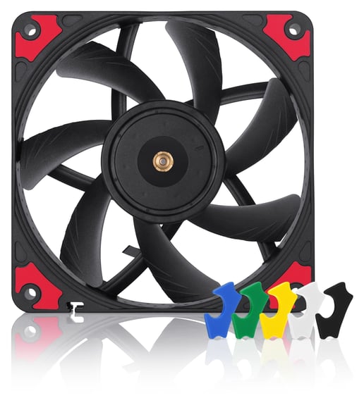 Noctua NF-A12x15 PWM chromax.black.swap 120mm Chassis Fan in Black