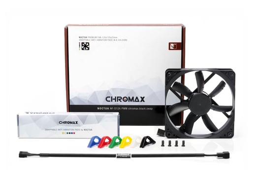 Noctua NF-S12A PWM chromax black swap 120mm Quiet Fan