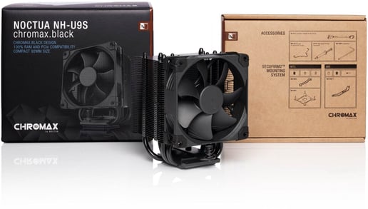 Noctua NH-U9S 92mm Ultra-Quiet Slim CPU Cooler in Black