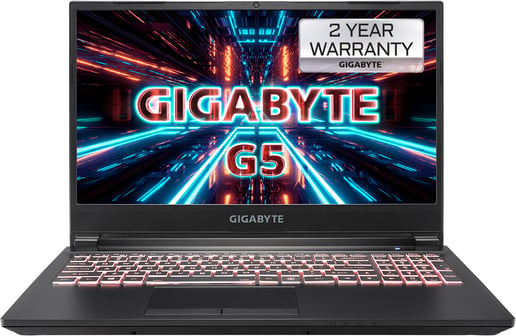 Gigabyte G5 KC 15.6" Gaming Laptop - Core i5 2.5GHz, 16GB, RTX 3060