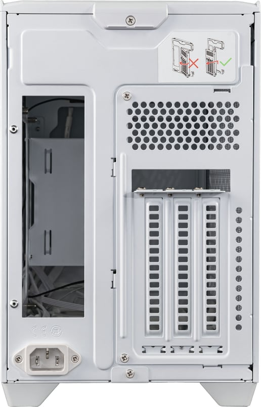 Cooler Master MasterBox NR200P V2 SFF Case - White 