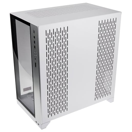 Lian Li Dynamic XL ROG Certified Mid Tower Gaming Case - White 