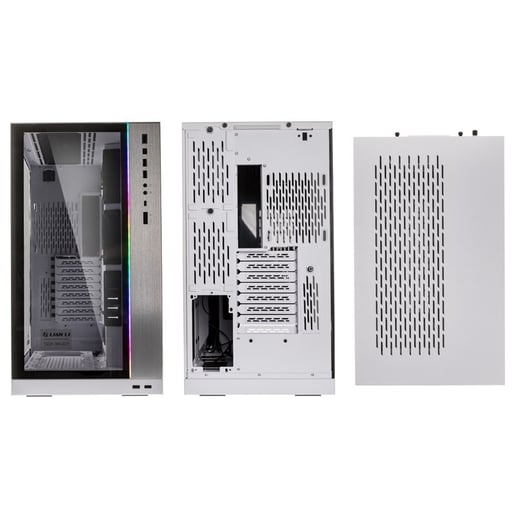 Lian Li Dynamic XL ROG Certified Mid Tower Gaming Case - White 