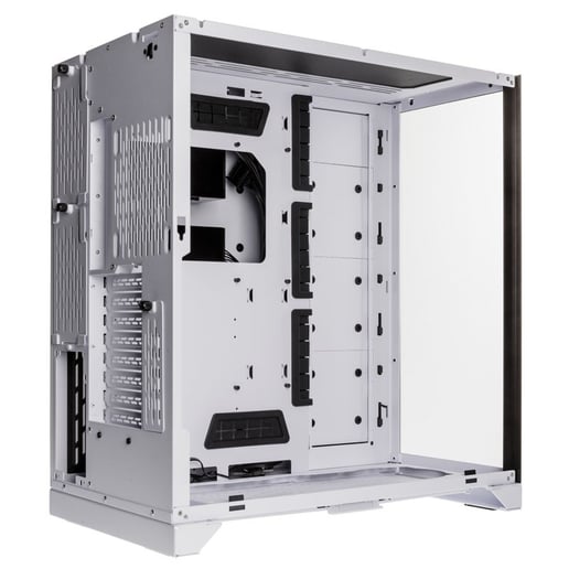 Lian Li Dynamic XL ROG Certified Mid Tower Gaming Case - White 