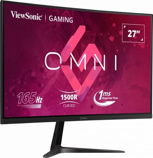 ViewSonic VX2718-2KPC-mhd 27" 1440p (QHD) Curved Gaming Monitor - VA, 165Hz, 1ms