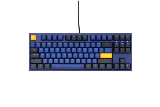 Ducky One 2 Horizon USB Mechanical Tenkeyless (TKL) Keyboard with Cherry MX Blue Switches (UK)