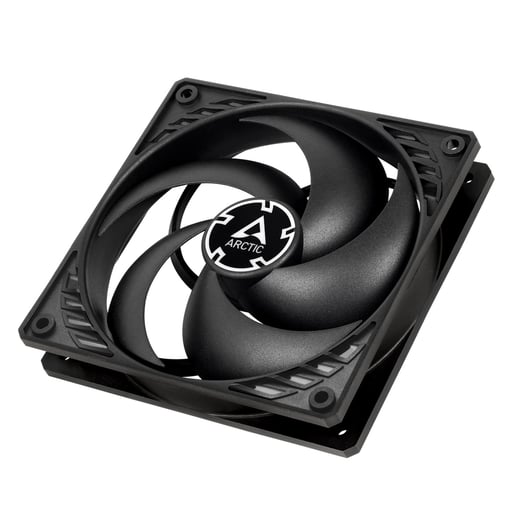 Arctic P12 PWM PST CO 120mm Chassis Fan for Continuous Operation in Black