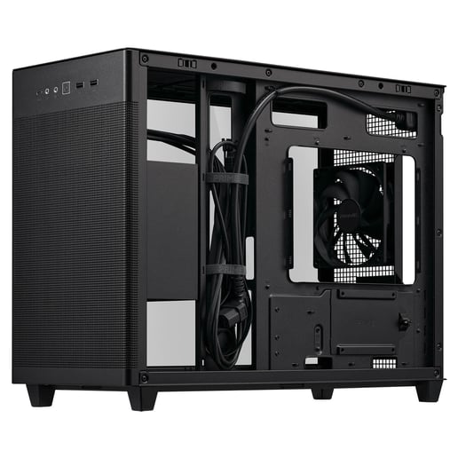ASUS Prime AP201 TG Mid Tower Gaming Case - Black 