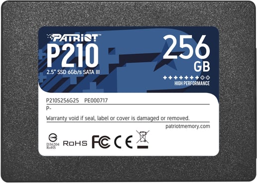 256GB Patriot P210 2.5" SATA III Solid State Drive