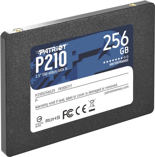 256GB Patriot P210 2.5" SATA III Solid State Drive