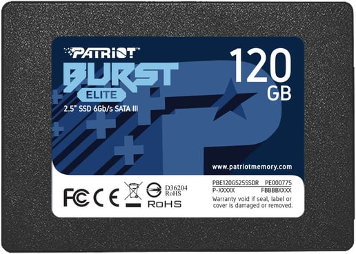 120GB Patriot Burst Elite 2.5" SATA III Solid State Drive