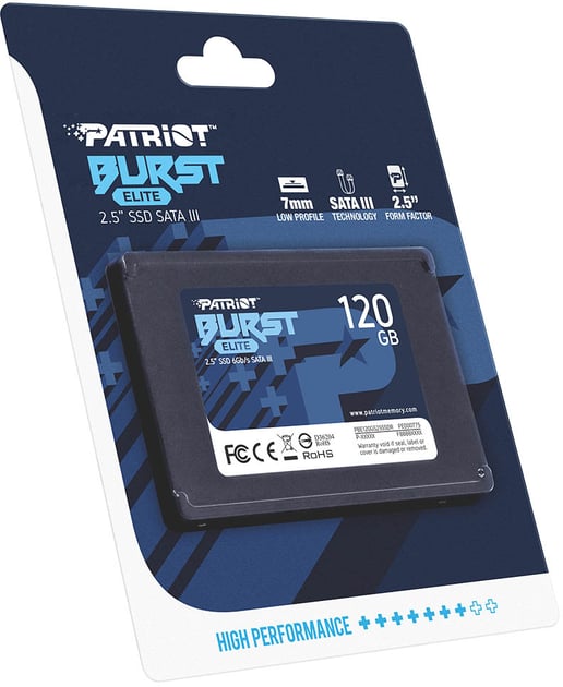 120GB Patriot Burst Elite 2.5" SATA III Solid State Drive